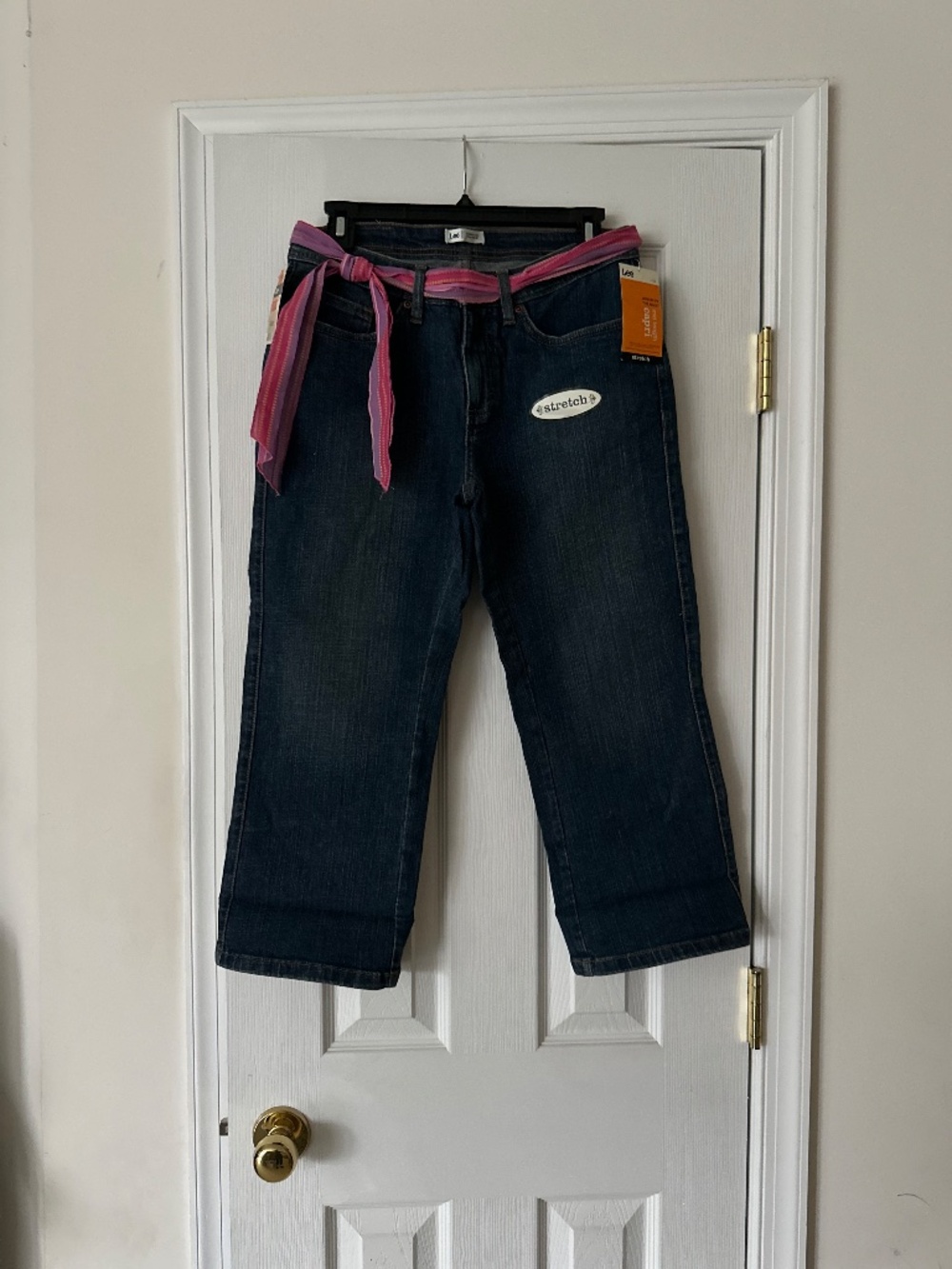 NWT Lee Midrise Capri Jeans Mid Length Size 6 Medium